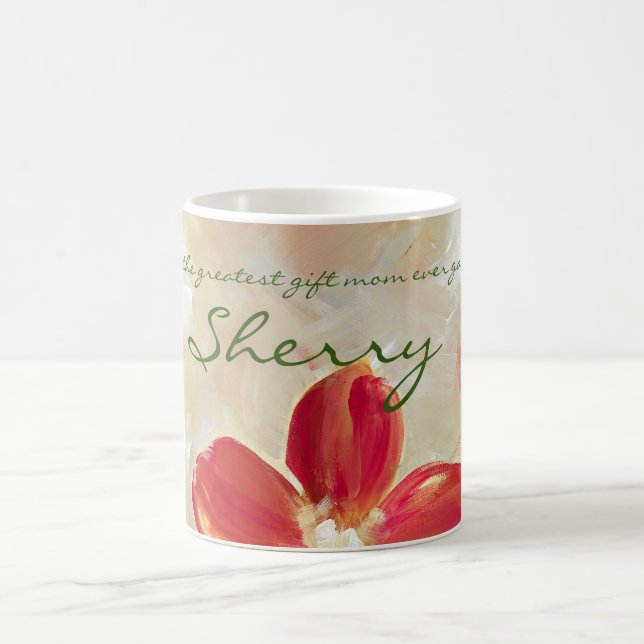 Taza De Café Ilustraciones en una taza: regalo personalizado, (Centro)