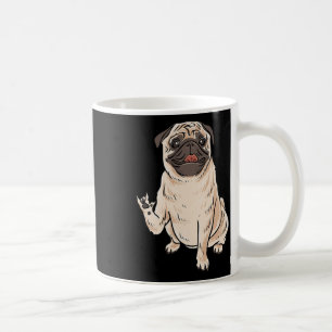 Taza De Café Ily Pug Perro Gestos Con Las Manos Asl Sordera Pér