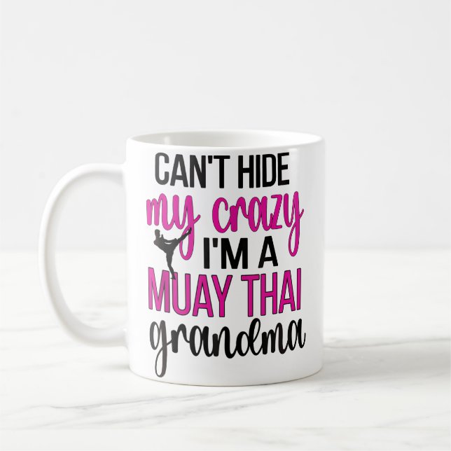 Taza De Café I'M A Muay Thai Grandma Muay Thai Grandmother (Izquierda)