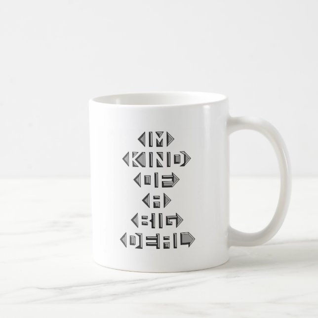 Taza De Café Im clase de una gran cosa (Derecha)