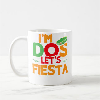 Taza De Café I'M Dos Taco Twosday Boy Girl 2Nd Birthday