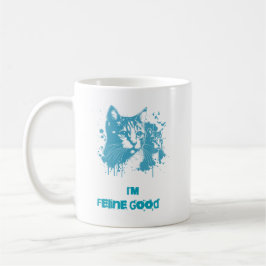 Taza De Café "Im Feline Good"
