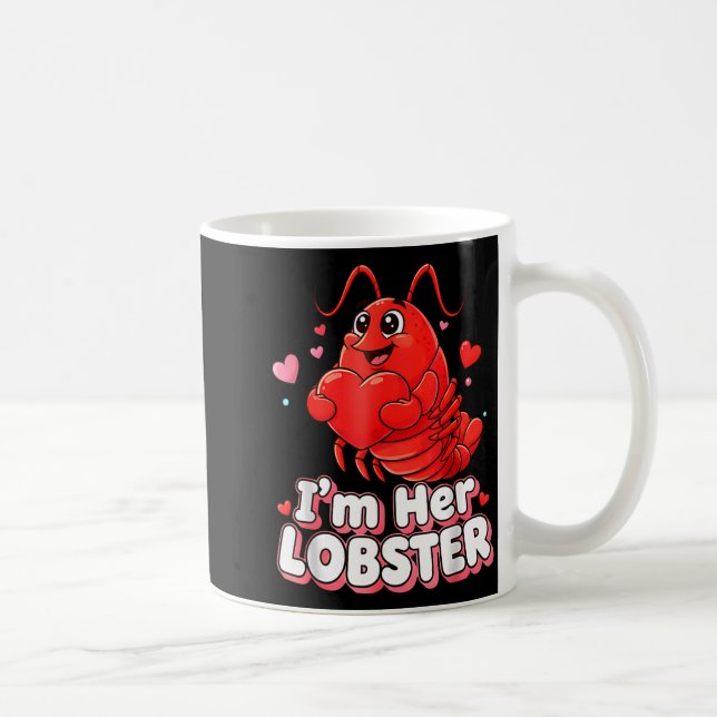 Taza De Café I'm Her Lobster Matching Couple Valentine's Day Wo (Derecha)