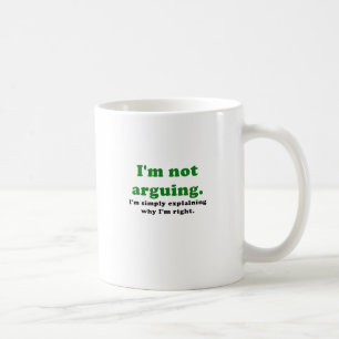 Taza De Café Im Im de discusión que explica simplemente porqu