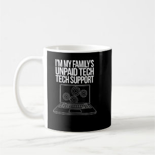 Taza De Café Im My Familly Funny IT Geek De