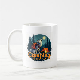 Taza De Café im pesitivo sobre acampar