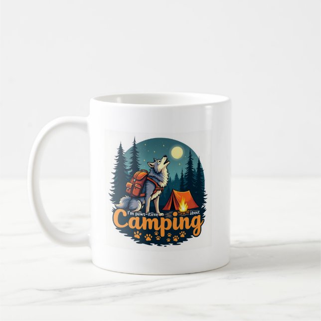Taza De Café im pesitivo sobre acampar (Izquierda)