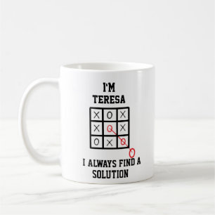 Taza De Café Im Teresa Siempre Encuentro Una Solución Mug