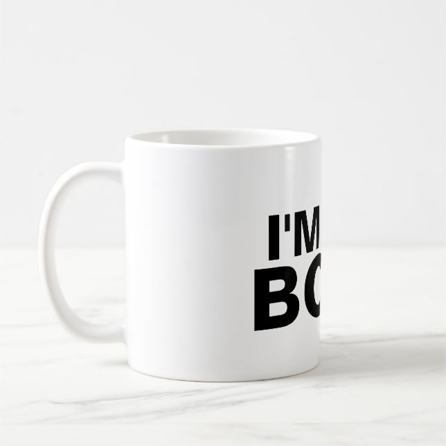 Taza De Café I'm the boss (Izquierda)