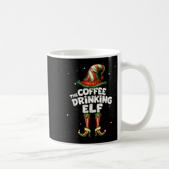 Taza De Café I'm The Coffee Drinking Elf Family Matching Group  (Derecha)
