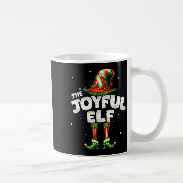 Taza De Café I'm The Joyful Elf Family Matching Group Christmas (Derecha)