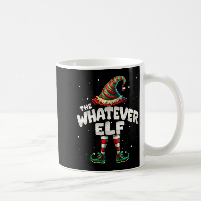 Taza De Café I'm The Whatever Elf Family Matching Group Christm (Derecha)