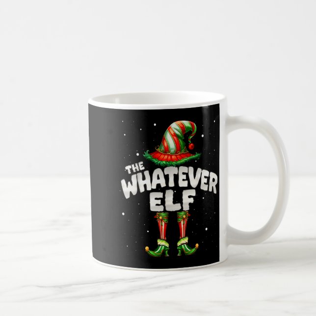 Taza De Café I'm The Whatever Elf Family Matching Group Christm (Derecha)