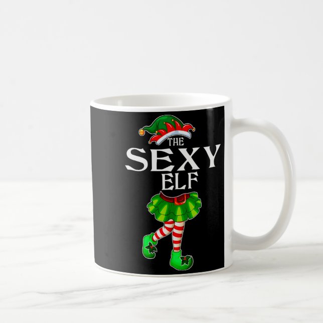 Taza De Café I'm The Y Elf Christmas Matching Family Group Funn (Derecha)