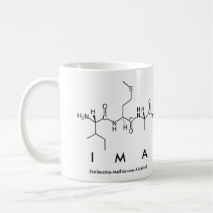 Taza De Café Ima peptide nombre mug