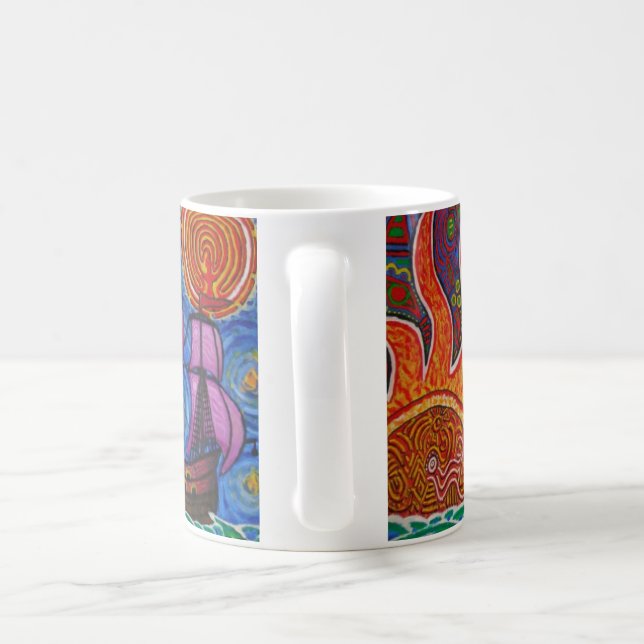 Taza De Café imagen artística de mugs (Mango)