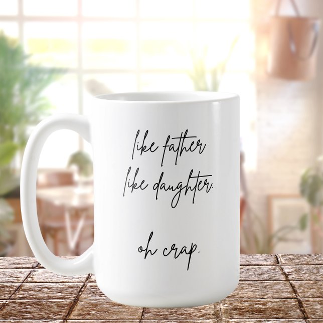 Taza De Café Imagen como padre, hija | Foto familiar (Subido por el creador)