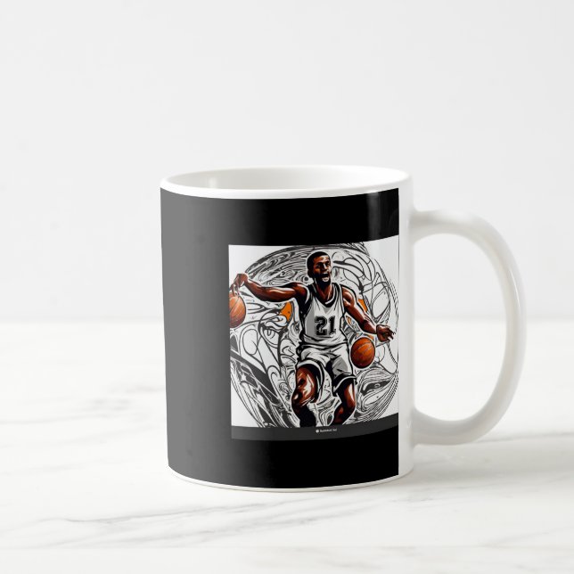 Taza De Café Imagen de baloncesto (Derecha)