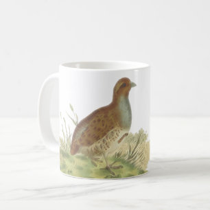 Taza De Café Imagen de Gamefowl de la perdiz gris