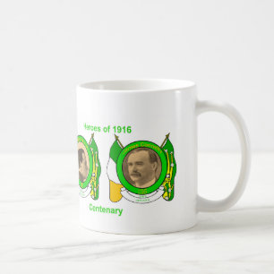 Taza De Café Imagen de Héroes Irlandeses para Classic-White-Mu