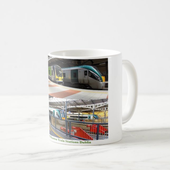 Taza De Café Imagen de la estación de tren de Classic Mug (Anverso derecho)