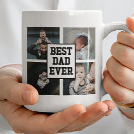 Taza De Café Imagen de la foto del Personalizado Black White Be