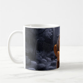 Taza De Café Imagen de mono de corte