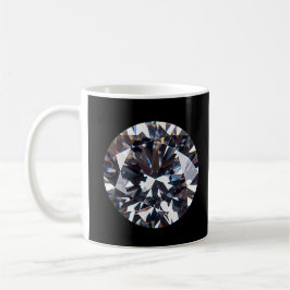 Taza De Café Imagen Elegante de Diamante con facetas