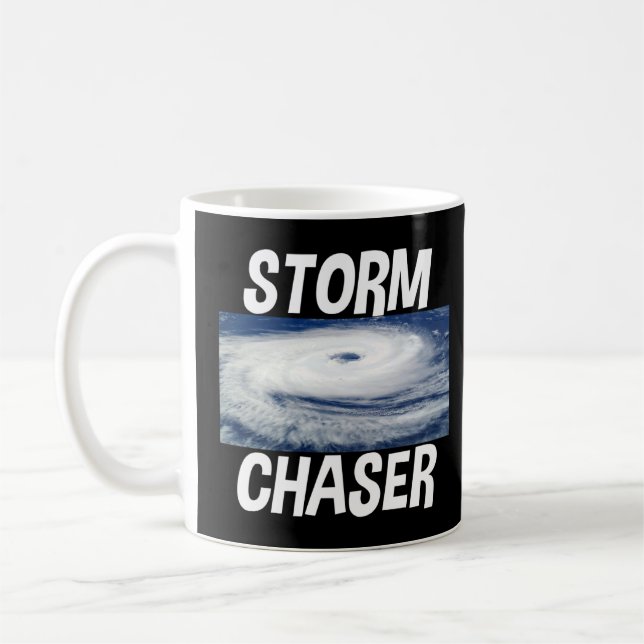 Taza De Café Imagen meteorológica del huracán Storm Chaser (Izquierda)