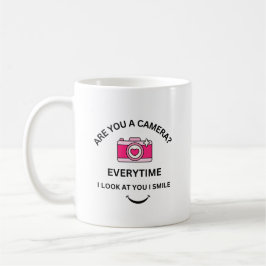 Taza De Café Imagen Perfect Love Pink Camera Design Cute Gift