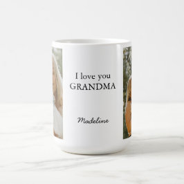 Taza De Café Imagen personalizada "I love you Grandma"
