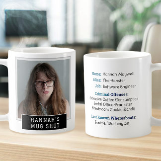 Taza De Café Imagen personalizada y texto de Novedad divertida