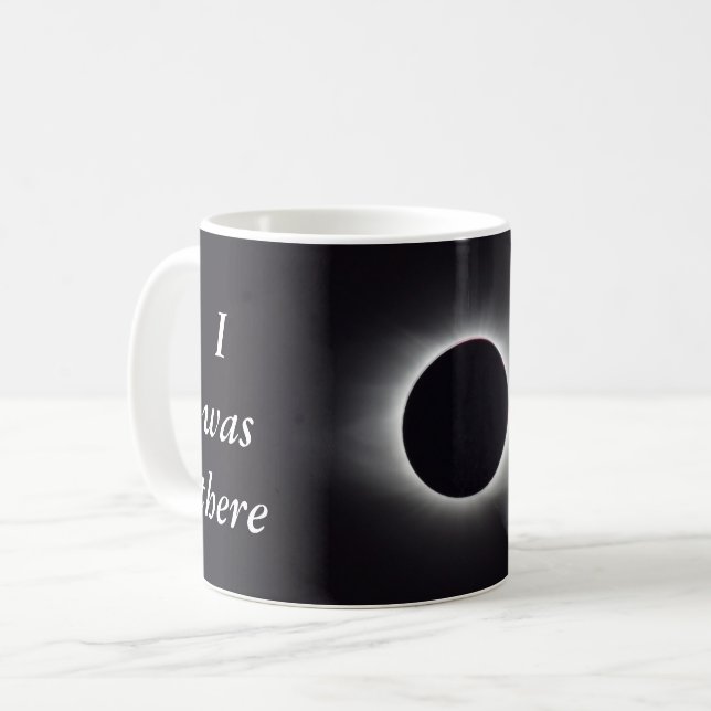 Taza De Café Imagen real del eclipse solar de 2017 (Anverso izquierdo)