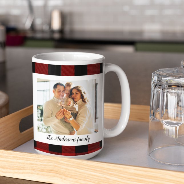 Taza De Café Imagen Y Nombre Personal Del Búfalo Rojo (Subido por el creador)