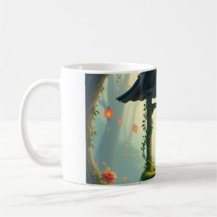 Taza De Café Imágenes de los jardines: líneas suaves y fluidas 