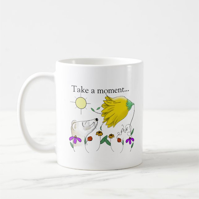 Taza De Café Imágenes divertidas del hurón (Izquierda)