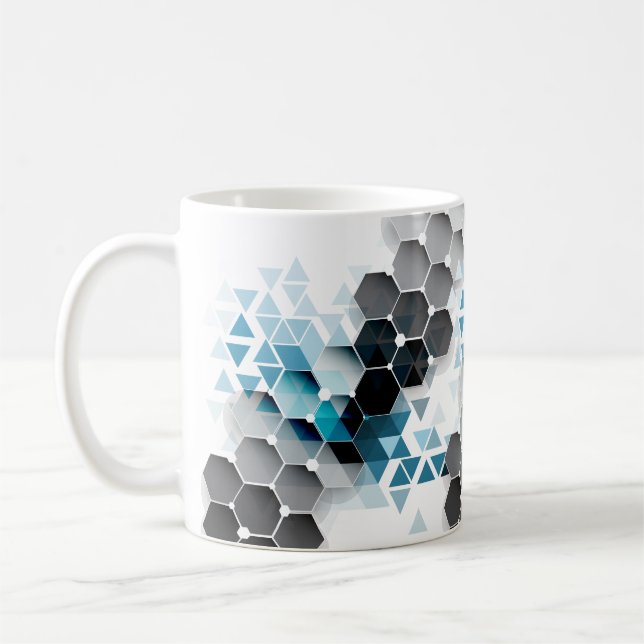 Taza De Café Imaginación geométrica (Izquierda)