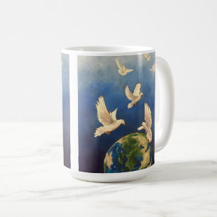 Taza De Café Imagínese la paz