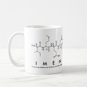 Taza De Café Imen peptide nombre mug