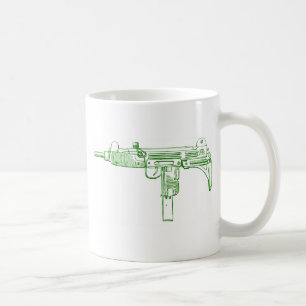 Taza De Café IMI bosquejo de Uzi