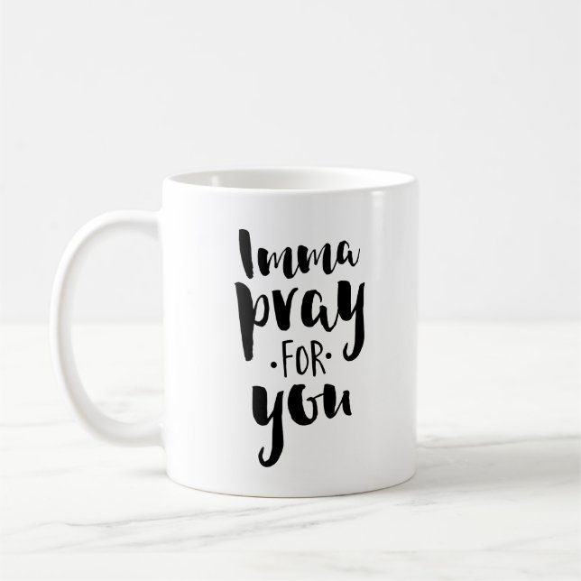 Taza De Café Imma ruega para usted (Izquierda)