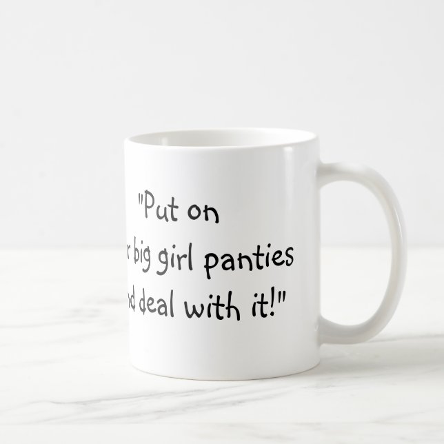 Taza De Café Imogen, "puesto sus bragas y trato grandes del (Derecha)