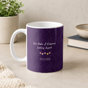 Taza De Café Impacto Profundo Amor de Padre Adoptivo Personaliz