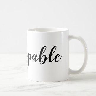 Taza de café imparable