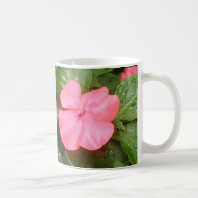 Taza De Café Impatios rosas Flores Mug (Derecha)