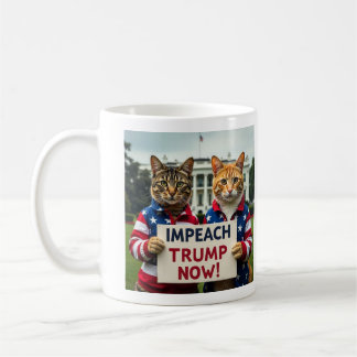 Taza De Café Impedir a Trump ahora gato