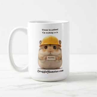 Taza De Café Importación de hámster de hardhat SnuggleHamster.c