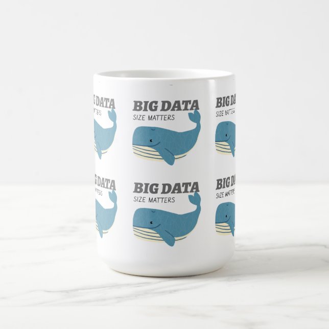 Taza De Café Importancia del tamaño de Big Data (Centro)