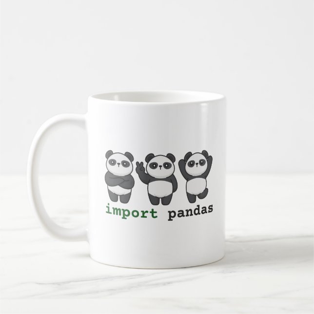 Taza De Café importar pandas (Izquierda)