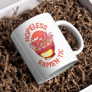 Taza De Café Imposible Ramen-tic - Divertido amante de los fide